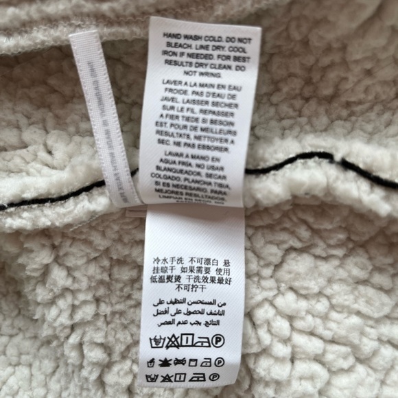 Girls sherpa motorcycle jacket by Splendid size 12 - Picture 11 of 12